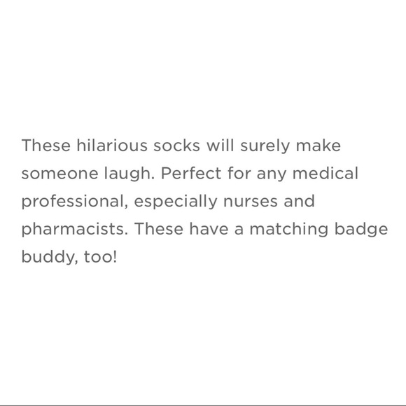 Chill Pill Nurse Pharmacist Crew Socks - Picture 2 of 2